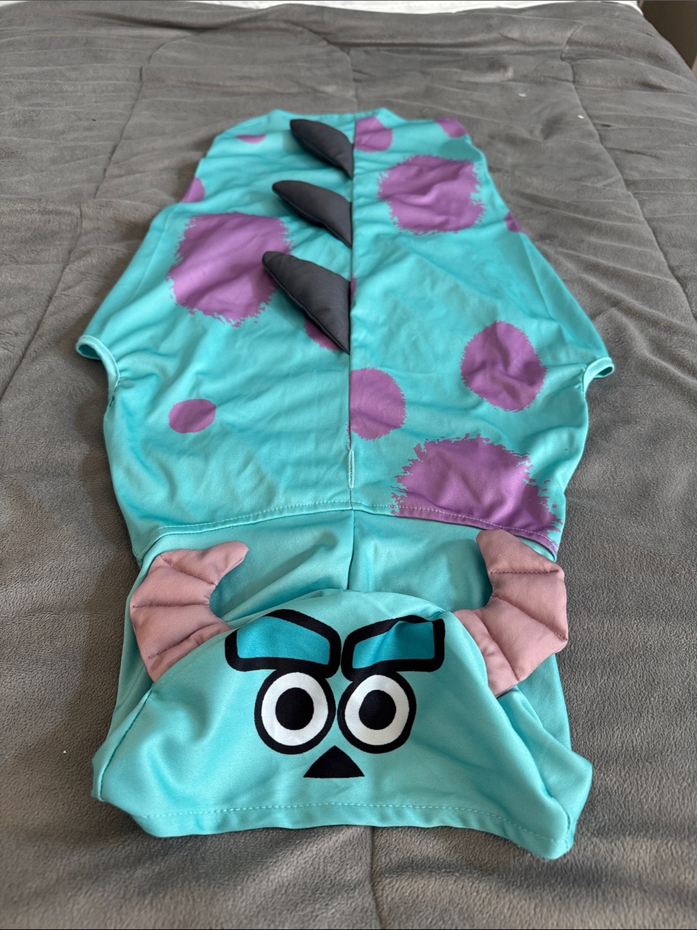 Disney pixar Monsters Inc  Sully Hooded pet dog Halloween costume xl